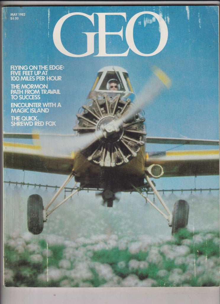Geo Magazine Flying Up at 100 Miles An Hour May 1982 021020nonr
