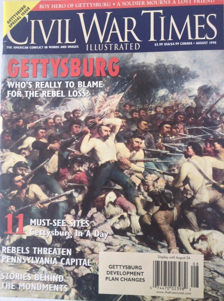 Civil War Times Magazine Gettysburg Who's To Blame August 1998 083017nonrh