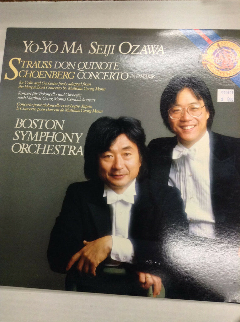Yo-Yo Ma Seiji Ozawa Boston Symphony Orchestra IM39863 33RPM 030617RR