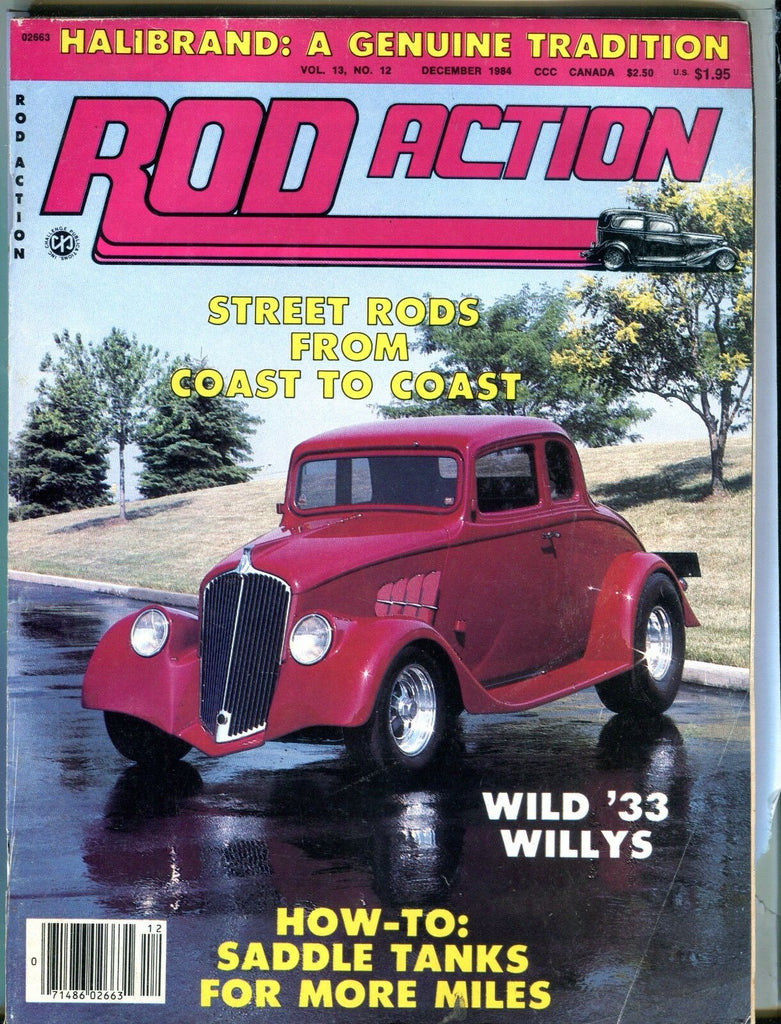 Rod Action Magazine December 1984 Wild '33 Willys EX No ML 031017nonjhe