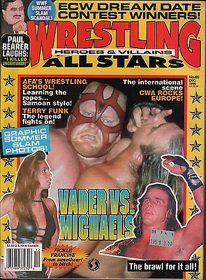 Wresting Heroes & Villains All Stars December 1986 Shawn Michaels VG 122315DBE