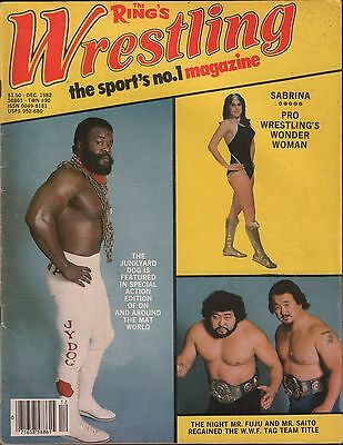 The Rings Wrestling December 1982 Sabrina, The Junkyard Jog VG 122815DBE