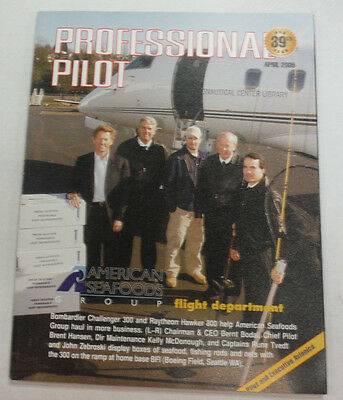 Professional Pilot Magazine American Seafoods Group April 2005 FAL 060215R