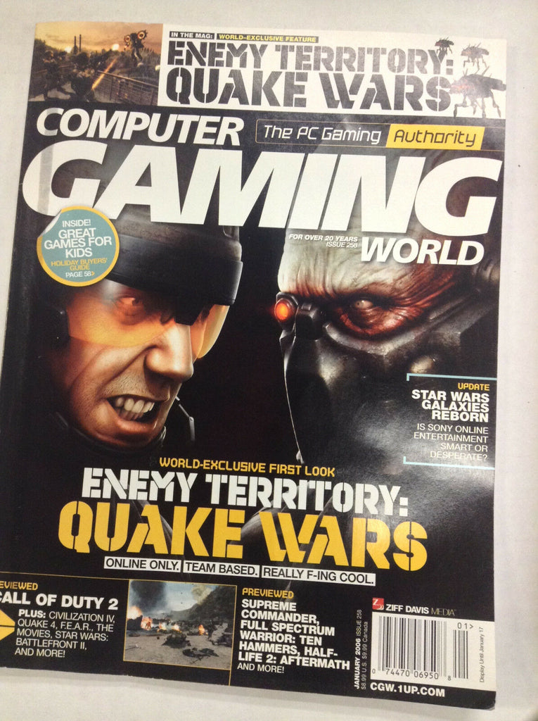 Computer Gaming World Magazine Quake Wars January 2006 050217nonrh