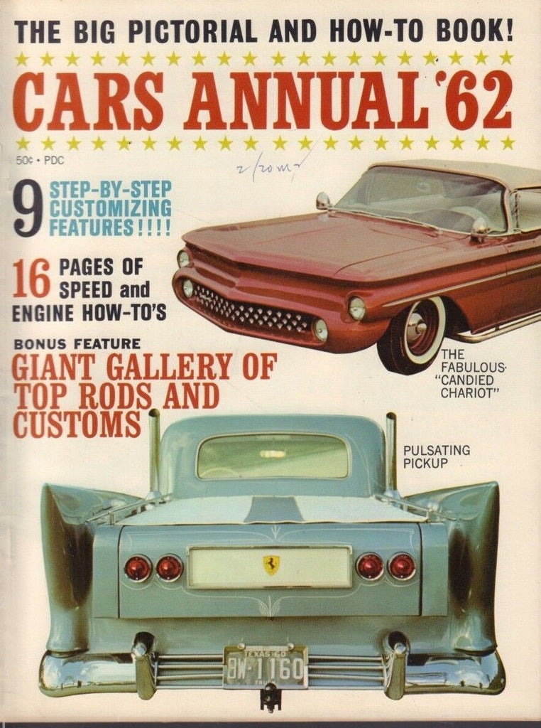 Cars Annual 1962 Joe Petrovec Alex Walordy 122118DBE