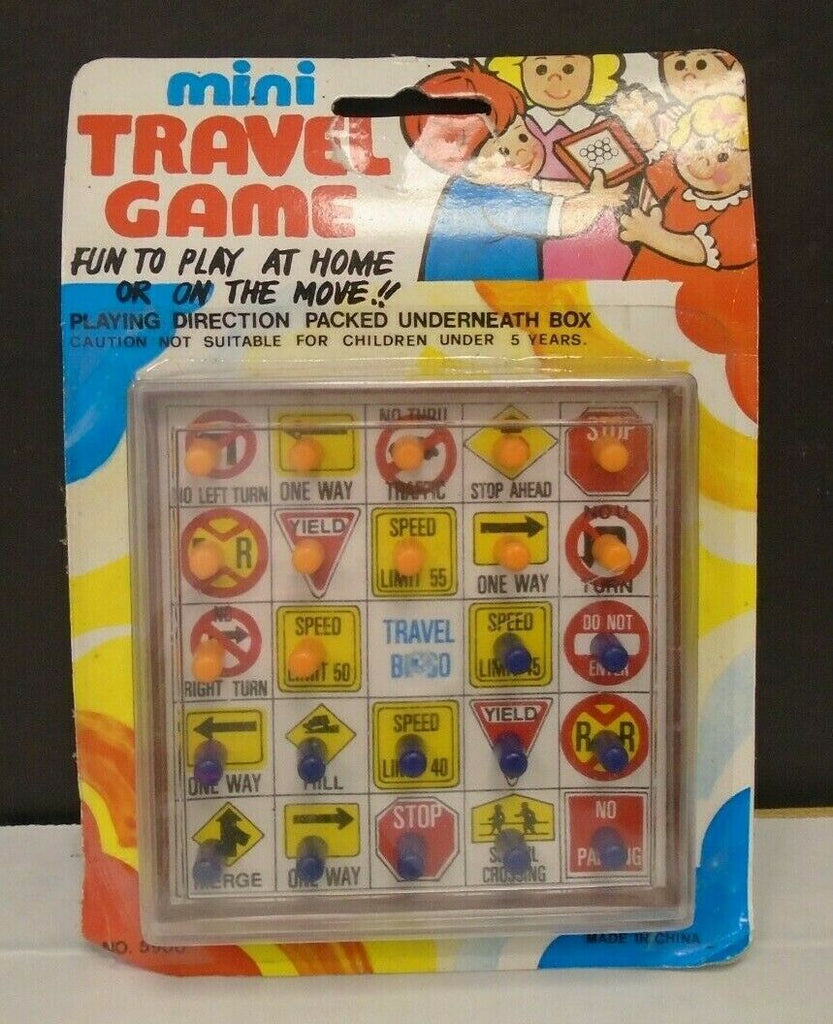 Mini Travel Game Travel Bingo Vintage Toy no.5900 062519DBT3