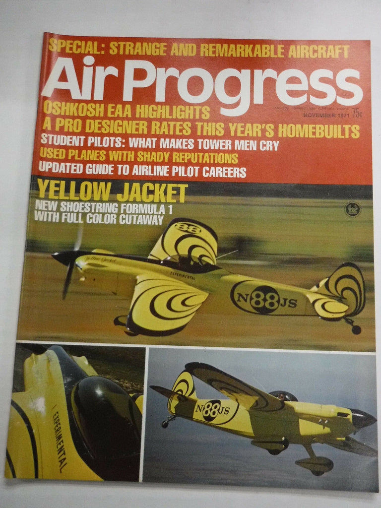 Air Progress Magazine Oshkosh EAA Highlights November 1971 121416R