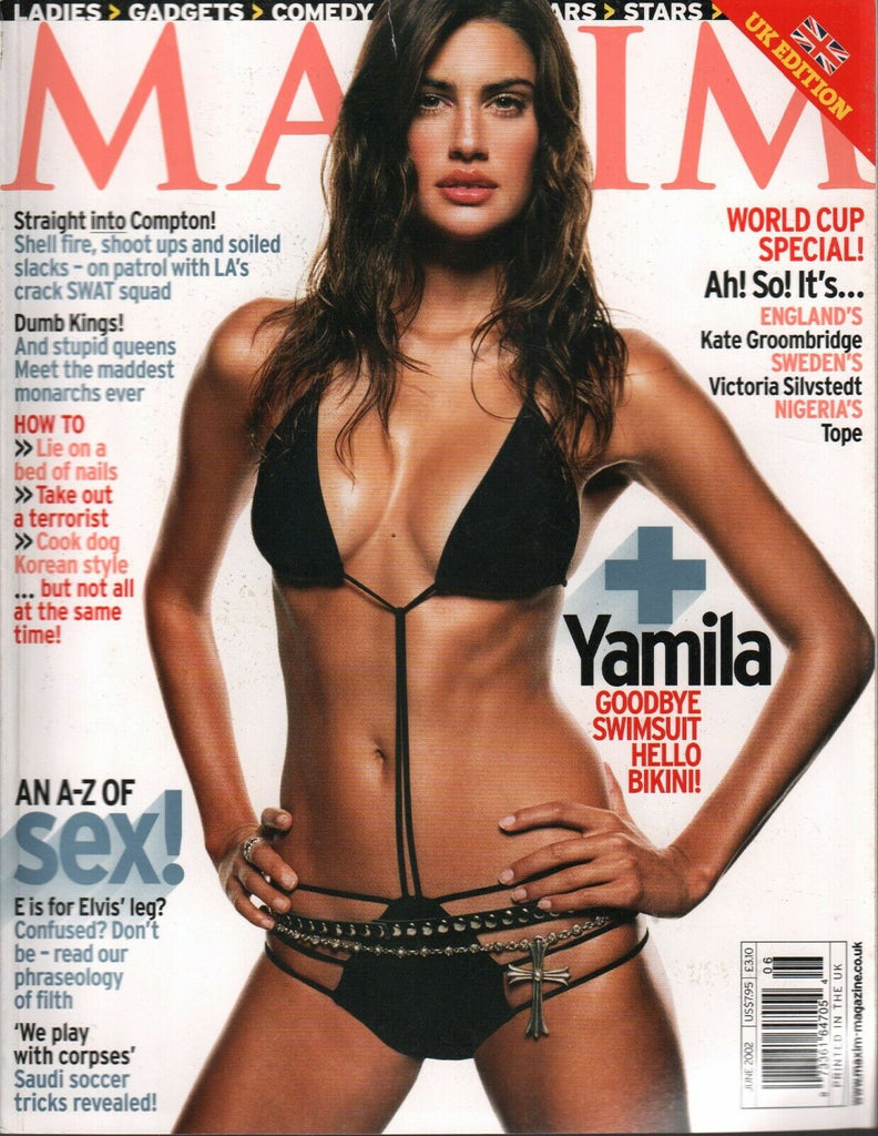 Maxim UK Magazine June 2002 Yamila Kete Groombridge Victoria Silvstedt011720AME2