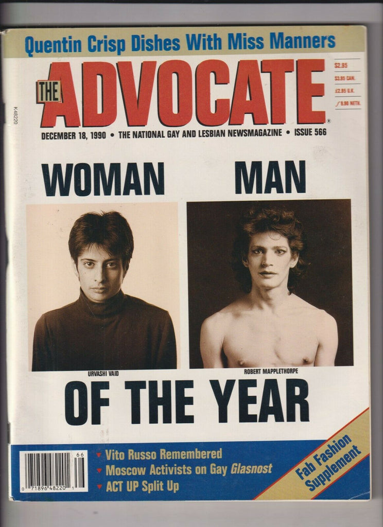 The Advocate Gay Interest Mag People Of The Year December 18, 1990 031220nonr