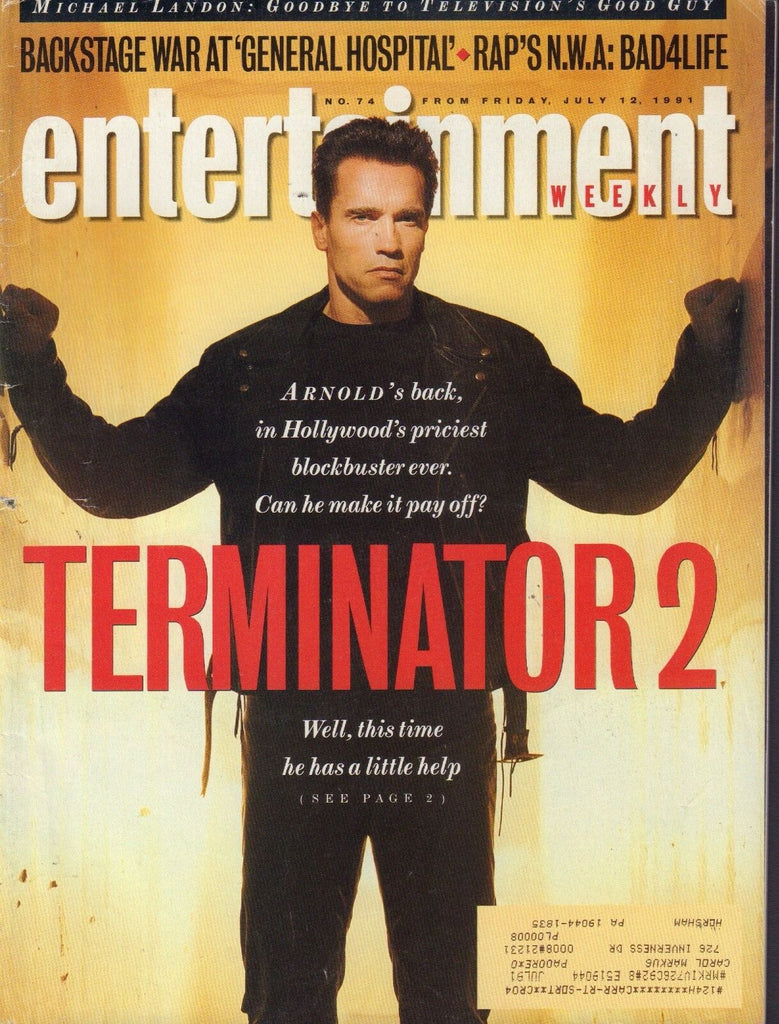 Entertainment Weekly Magazine July 12 1991 Arnold Schwarzenegger 090617nonjhe
