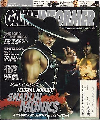 Gameinformer November 2004 Mortal Kombat, Jade Empire w/ML VG 081016DBE