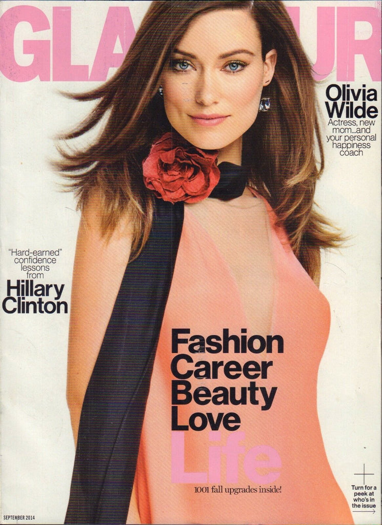 Glamour September 2014 Hillary Clinton, Olivia Wilde 012117DBE2