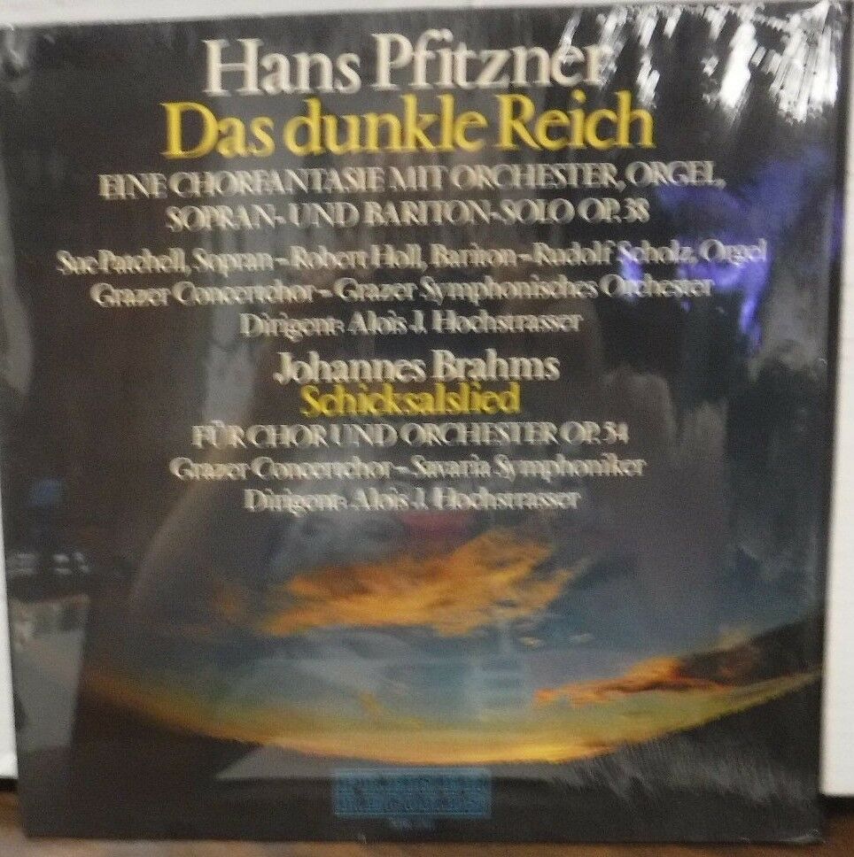 Hans Pfitzner Das Dunkle Reich Joannes Brahms Schicksalslied vinyl 030218LLE