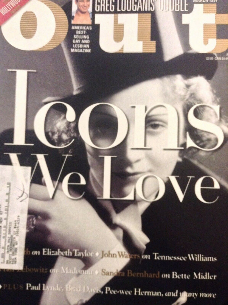 Out Magazine Elizabeth Taylor John Waters Sandra Bernhard March 1997 060418nonrh