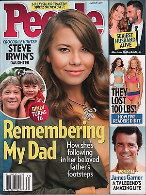 People Magazine August 4 2014 Bindi Irwin, James Garner EX 010616DBE2