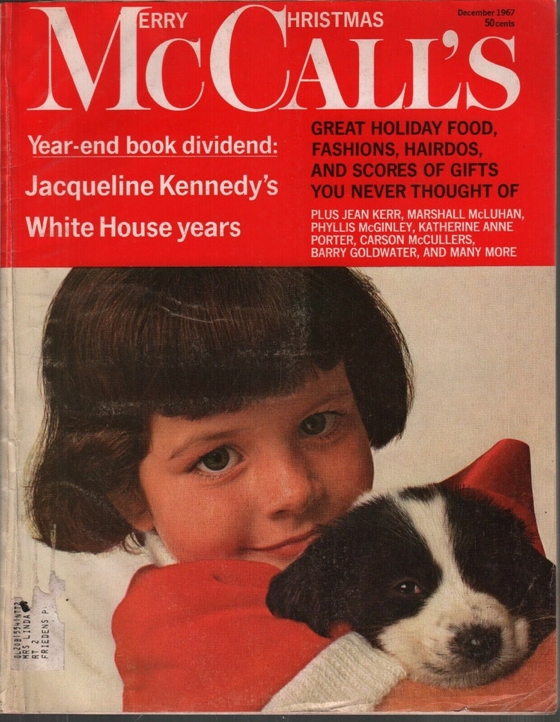 McCall's Magazine December 1967 John F Kennedy JFK Jacqueline Jackie 093019AME2