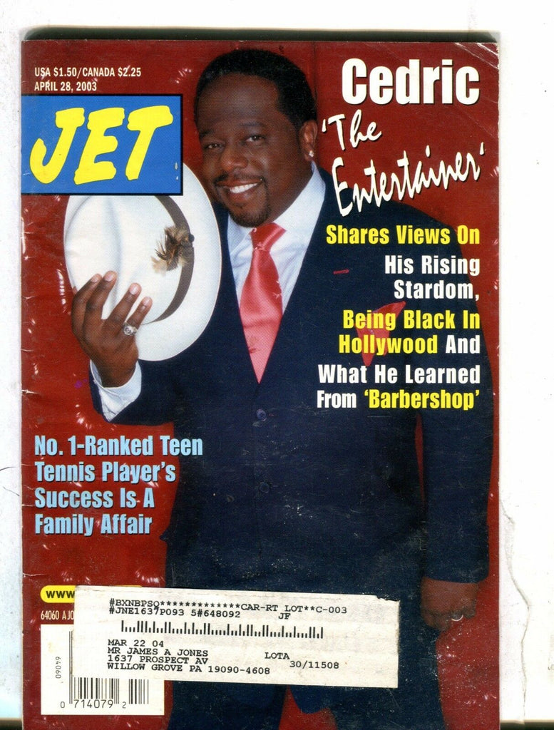 Jet Magazine April 28 2003 Cedric The Entertainer Barbershop 071117nonjhe