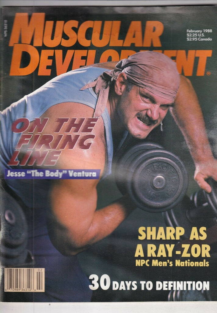 Muscular Development Mag Jesse Ventura Jack Digangi February 1988 120319nonr