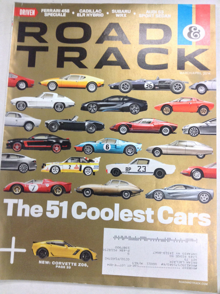 Road & Track Magazine The 51 Coolest Cars March/April 2014 050217nonrh