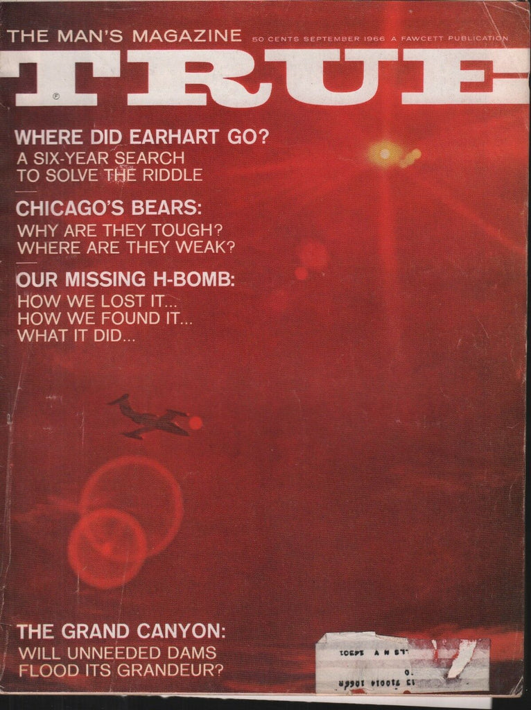 True The Men's Magazine September 1966 Chicago Bears w/ML 092518AME