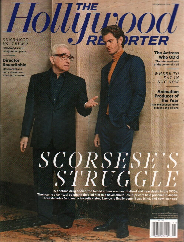 The Hollywood Reporter Dec 16 2016 Andrew Garfield Martin Scorsese 030920AME