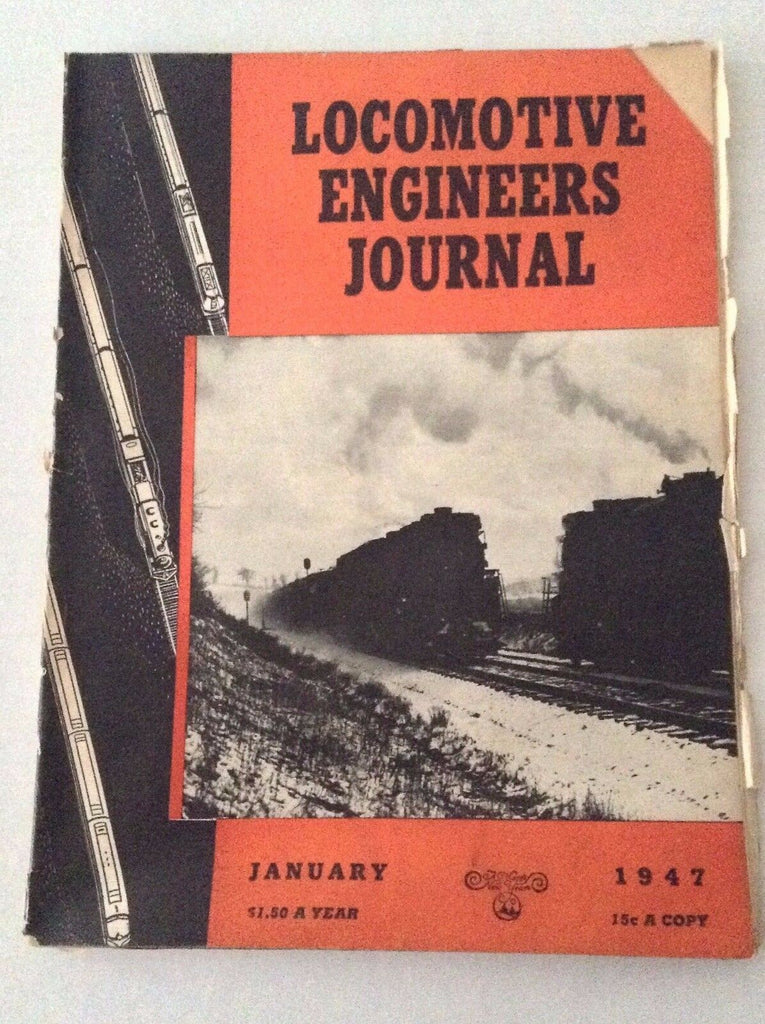 Locomotive Engineers Journal Magazine January 1947 012217RH