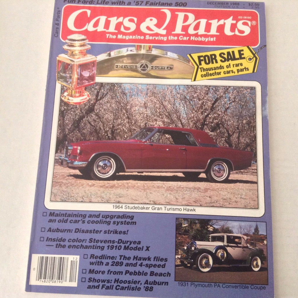 Cars & Parts Magazine Studebaker Gran Turismo Hawk December 1988 060817nonrh2
