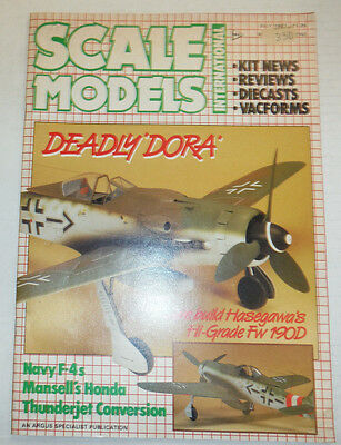 Scale Models Magazine Deadly Dora Hasegawa's July 1987 040815R