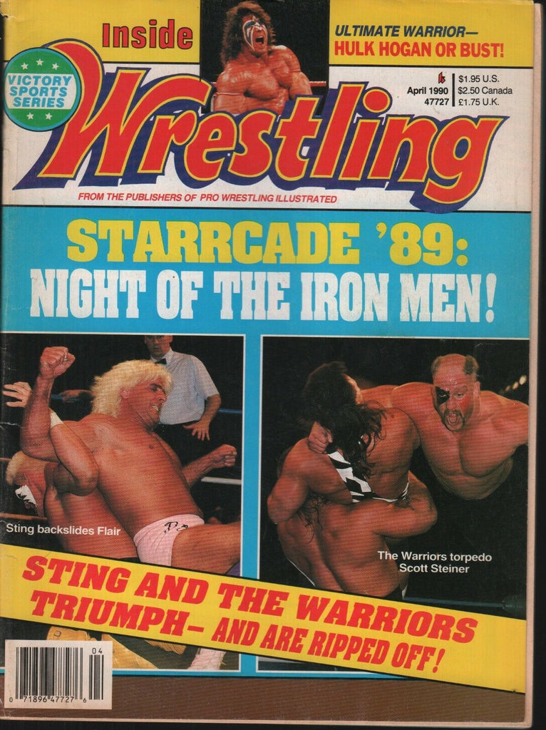 Inside Wrestling April 1990 Hulk Hogan Sting Ric Flair The Warriors 101518ame3
