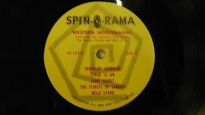 33 RPM Vinyl Tex Johnson Western Hootenanny Spinorama M-124 110414KME