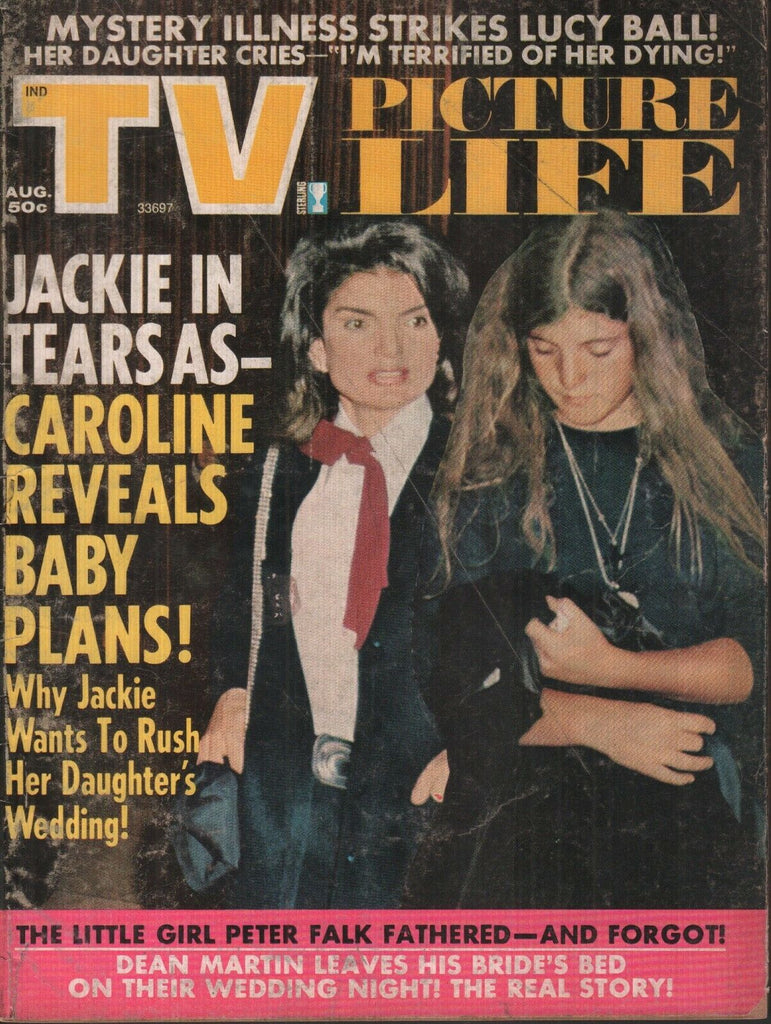 TV Picture Life August 1973 Caroline Jackie Kennedy Onassis Lucy Ball 070119AME