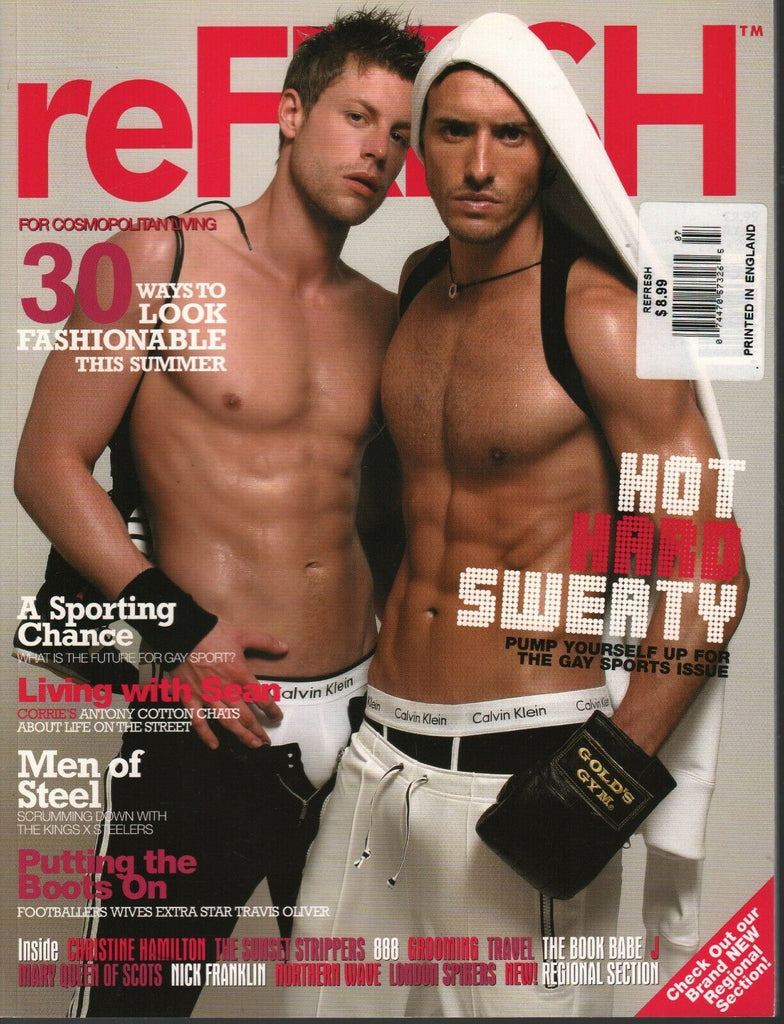 reFRESH Gay Interest UK Magazine July 2005 Travis Oliver 031620AME