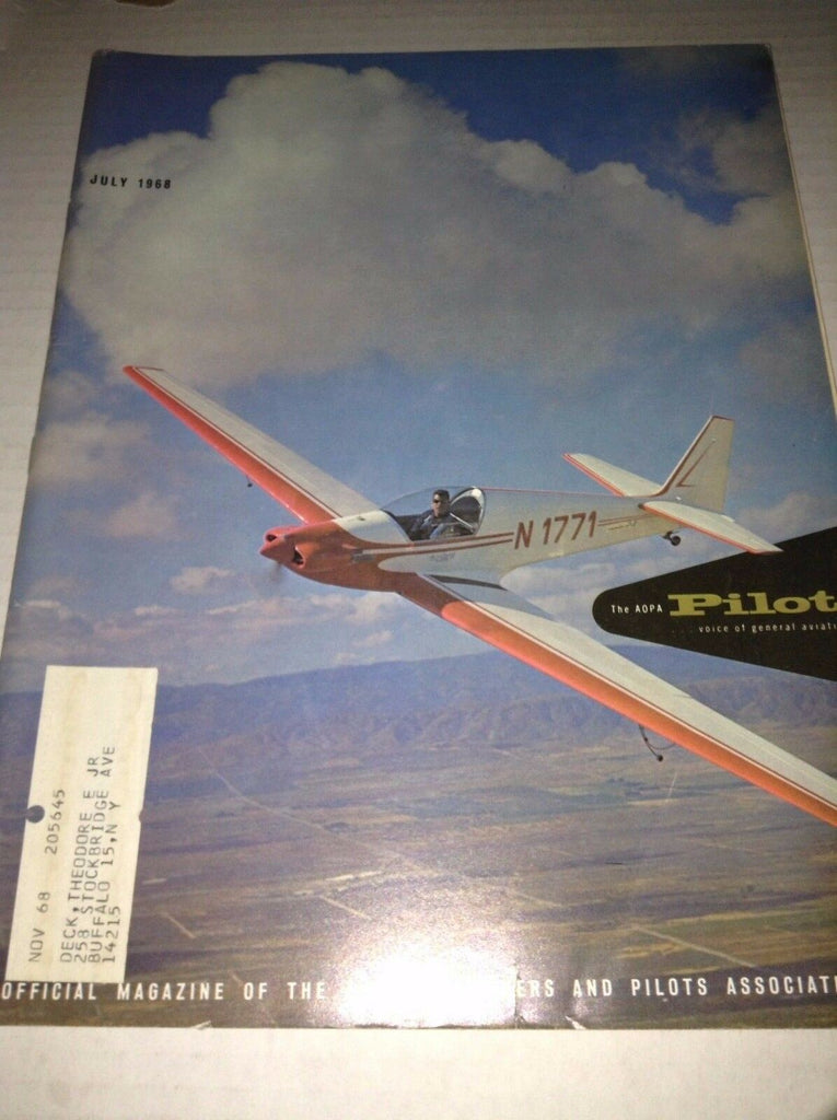 The AOPA Pilot Airplane Magazine Swearingen & Oriole July 1968 120716rh2