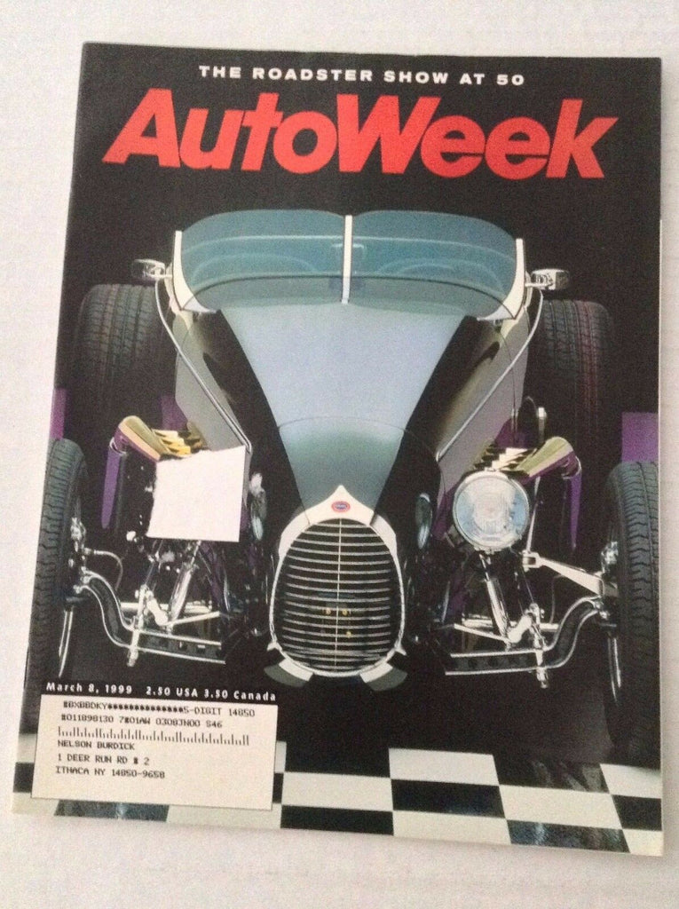 Autoweek Magazine Roadster Show At 50 March 8, 1999 020117RH