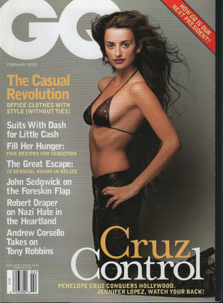 GQ February 2000 Penelope Cruz Andrew Corsello Robert Draper 092518ame2