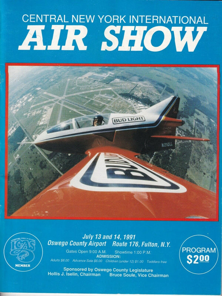 Central New York Air Show Magazine Oswego July 13, 1991 040819nonr