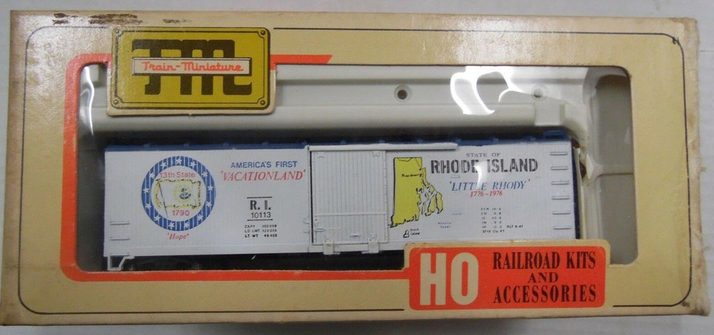 Rhode Island Box Car Train-Miniature HO Scale Train 010118DBTr