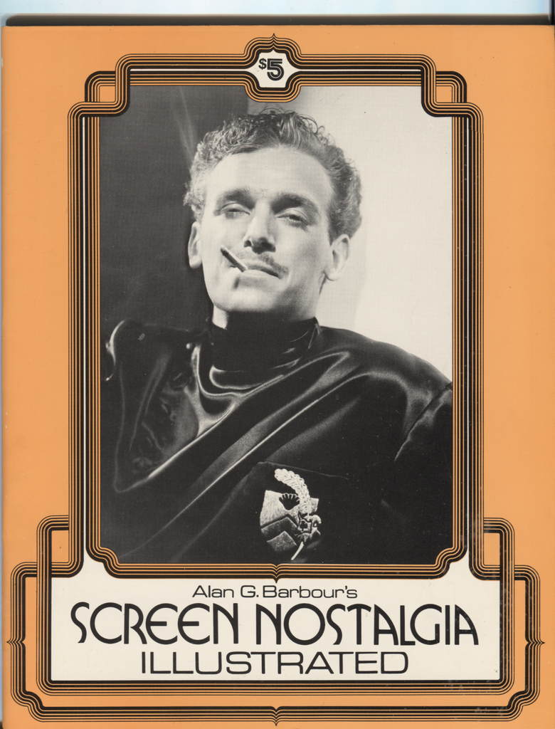 Alan G Barbour's Screen Nostalgia Illustrated #14 1975 RARE 062420DBE