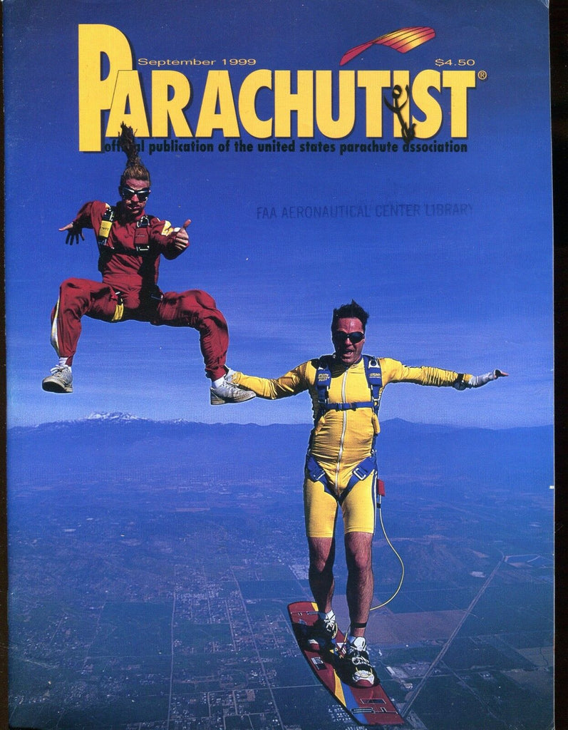 Parachutist Magazine Sept. 1999 Eli Thompson FAA EX w/ML On Back 022517nonjhe