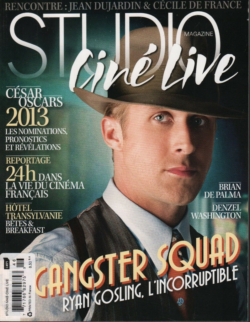 Studio Cine Live French Mag February 2013 Ryan Gosling Jean Dujardin 070318DBE2