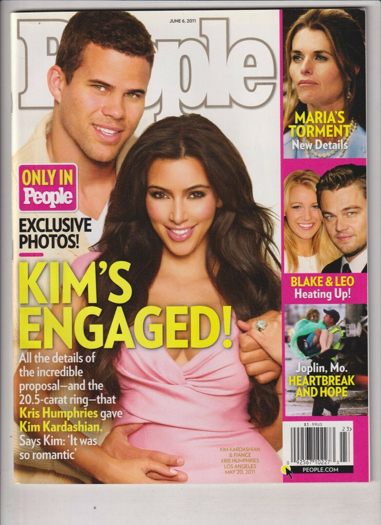 People Mag Kim Kardashian Leonardo DiCaprio June 6, 2011 NO ML 030920nonr