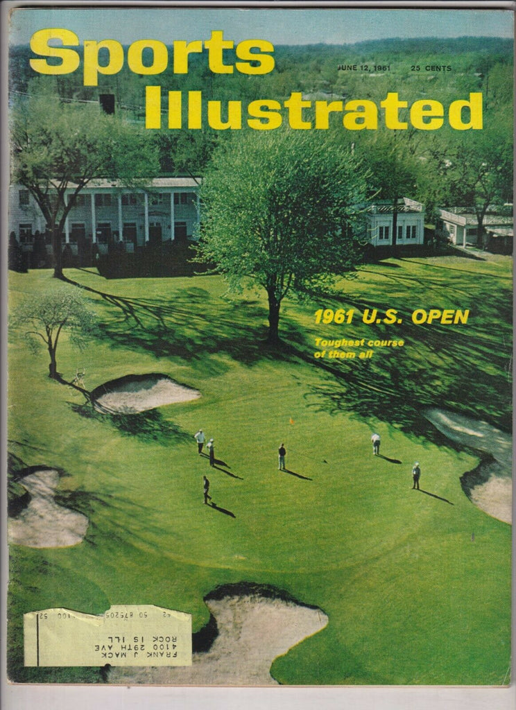 Sports Illustrated Mag U.S. Open Oakland Hills June 12, 1961 021720nonr