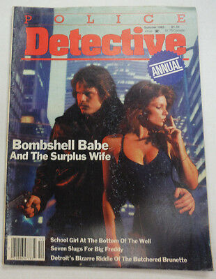 Police Detective Magazine Bombshell Babe Summer 1985 062215R