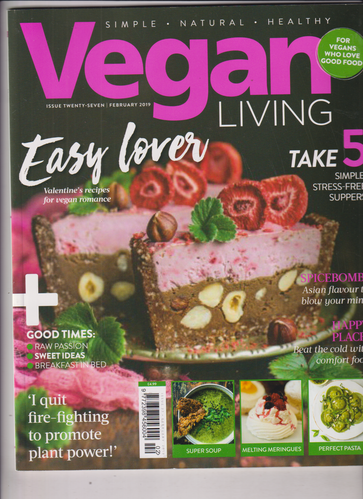 Vegan Living Mag 5 Simple Stress Free Suppers February 2019 010320nonr