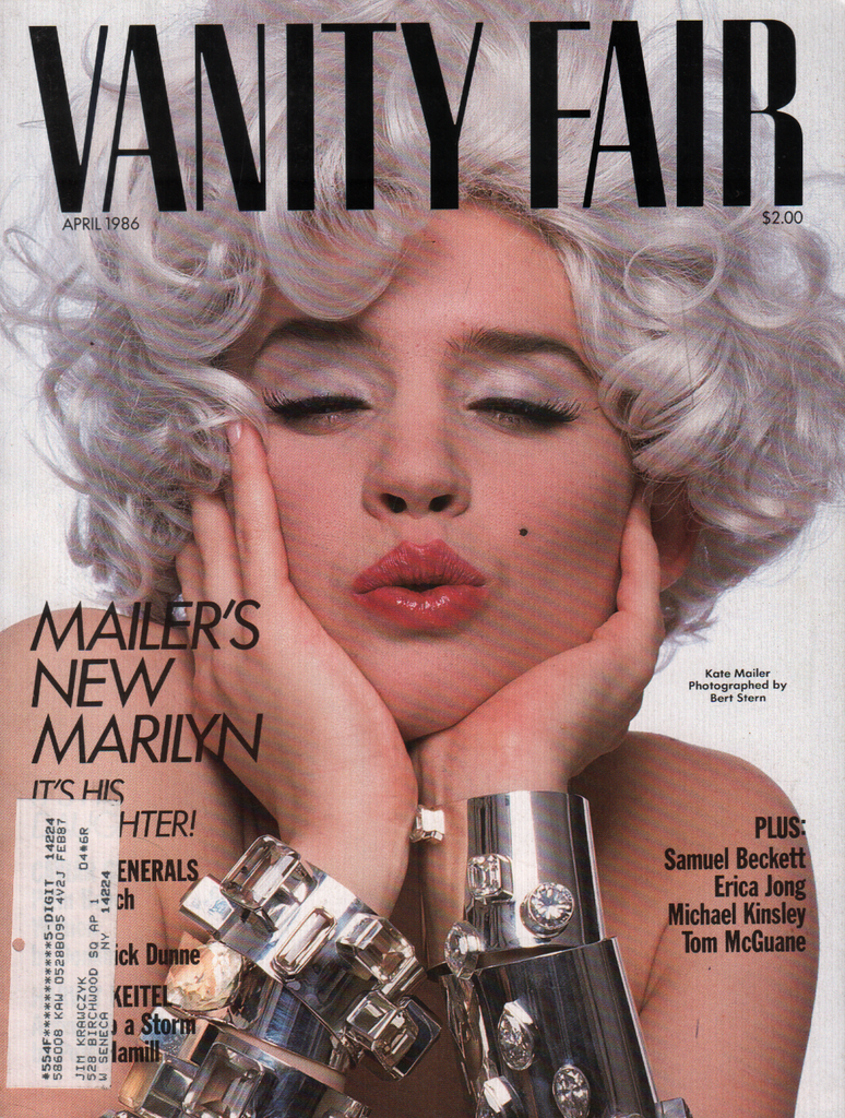Vanity Fair April 1986 Kate Mailer Samuel Beckett Erica Jong 041320DBE