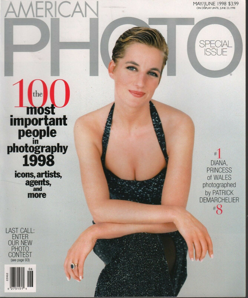 American Photo Magazine May/June 1998 Princess Diana 102419AME