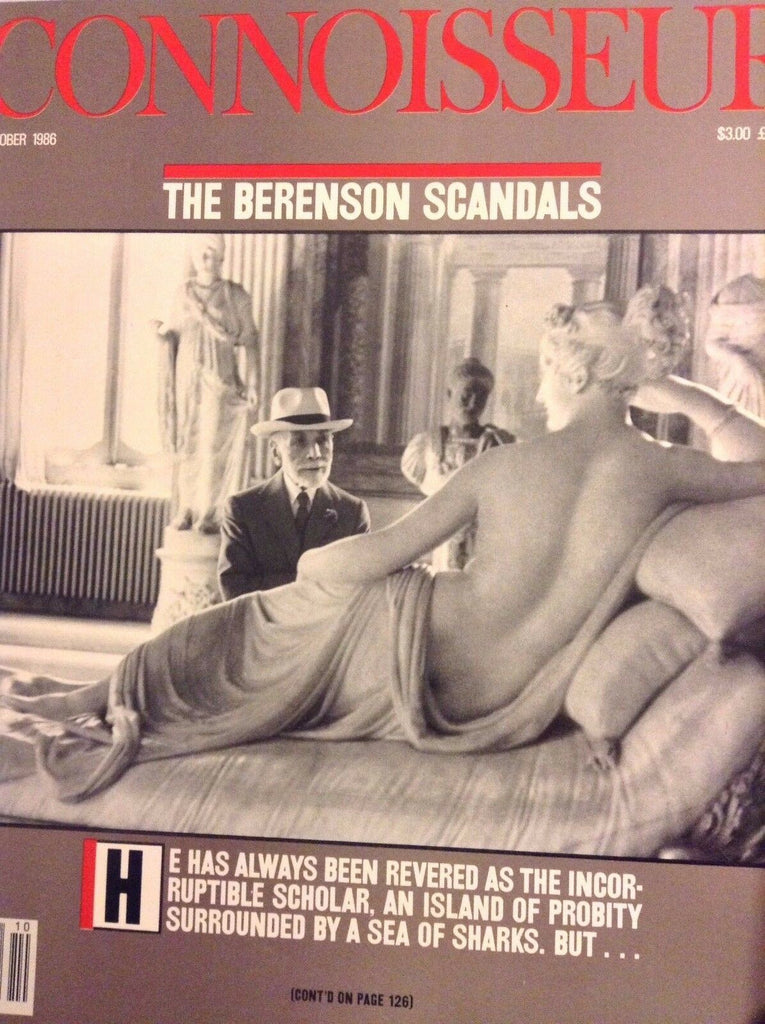 Connoisseur Magazine The Berenson Scandals October 1986 100517NONRH2