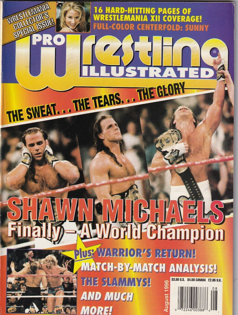 Pro Wrestling Shawn Michaels Ultimate Warrior August 1996 052819nonr