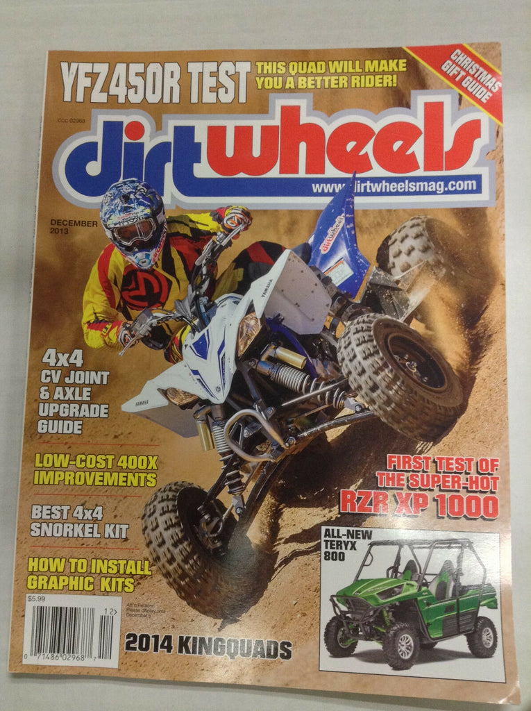 Dirt Wheels Magazine CV Joint & Axle Upgrade Guide December 2013 032717nonR