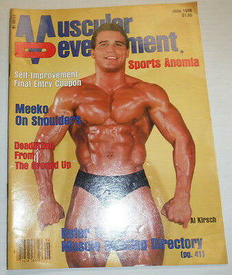 Muscular Development Magazine Meeko On Shoulders June 1985 112114R